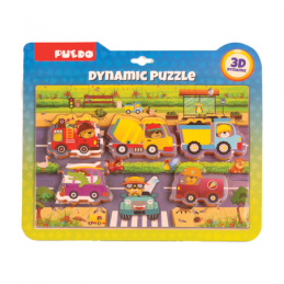 PUZZLE TRAFIC, 17 PIESE